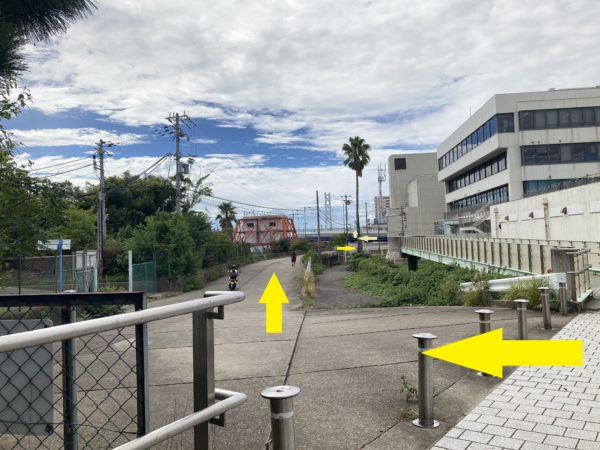 平磯から福田側への道