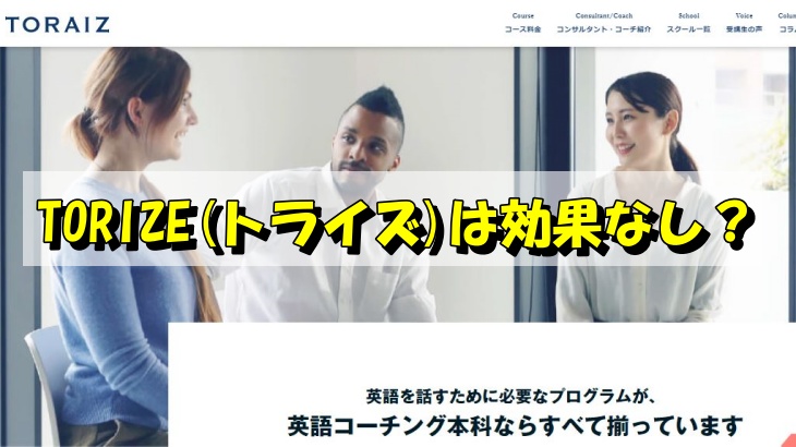 TORIZE(トライズ)は効果なし？