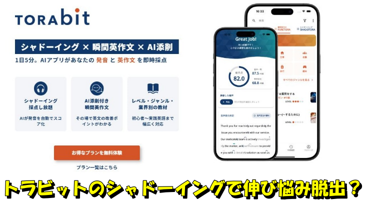 トラビットのシャドーイングで伸び悩み脱出？